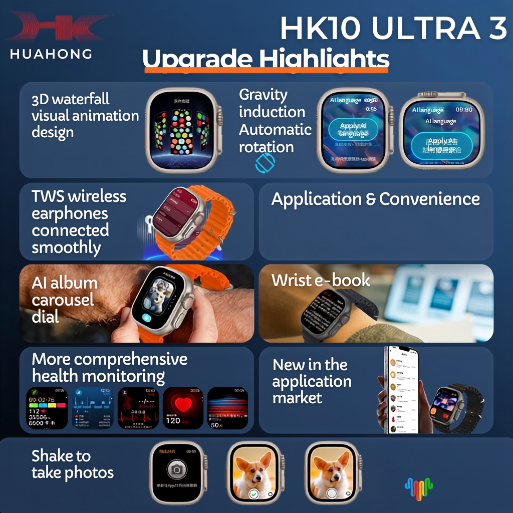 Smart Watch- HK10 ULTRA 3