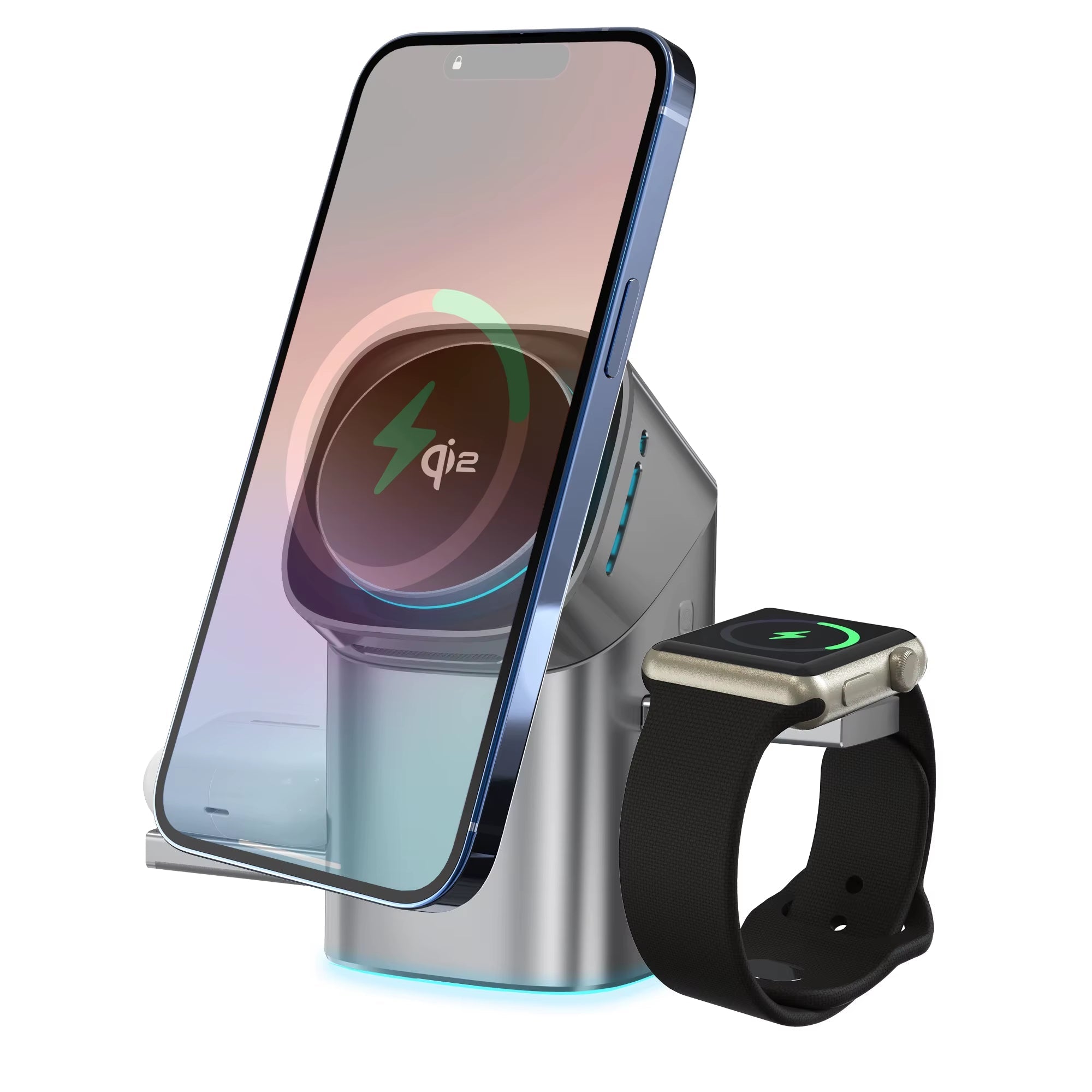 Qi2 3-in-1 Magnetic Wireless Charger