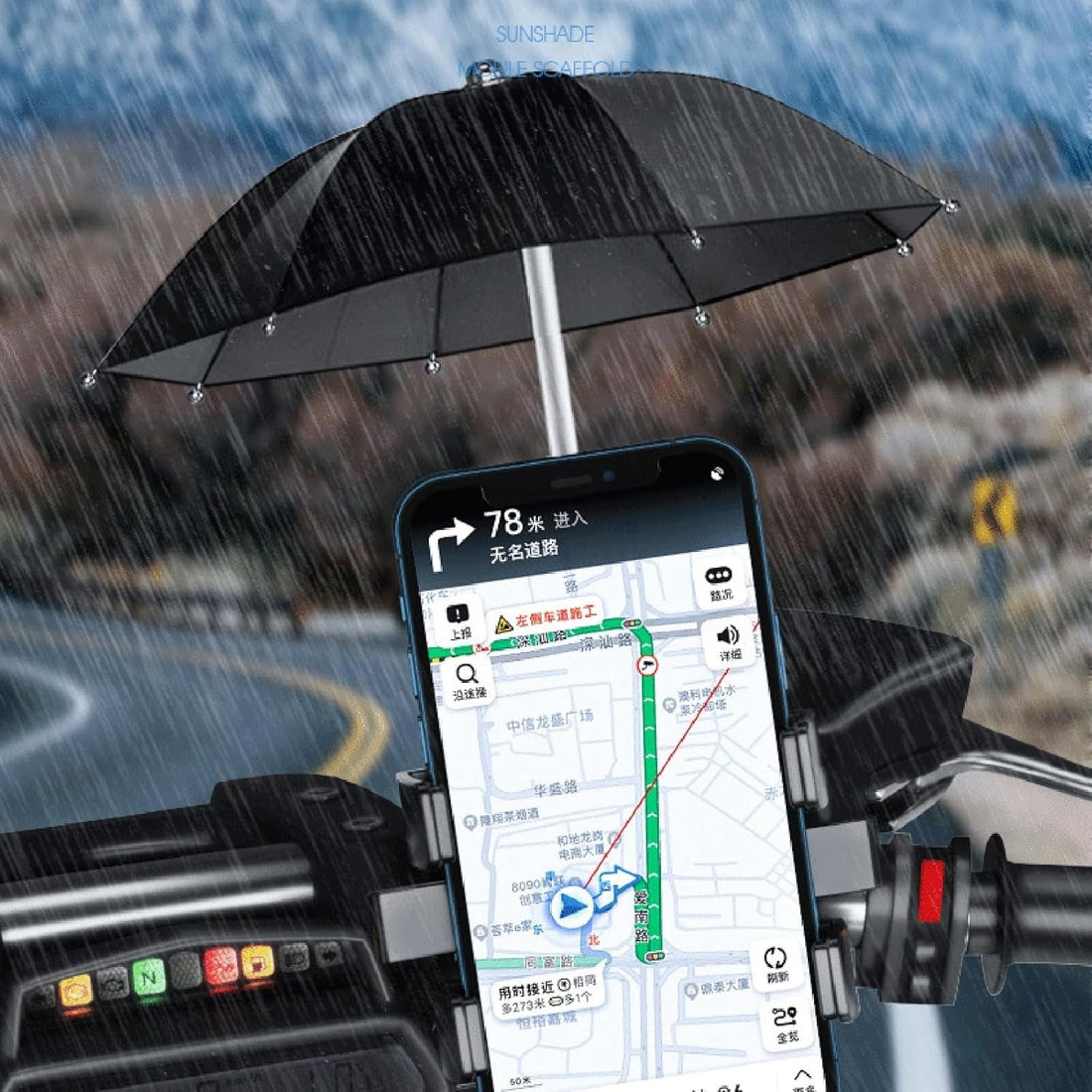 Mbajtes Telefoni+umbrella
